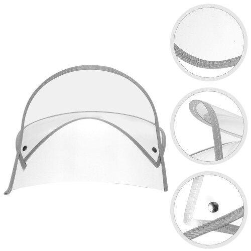 2pcs Raincoat Hat Visor Shield for Rain Poncho 2
