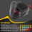 Altitude Training Mask Loop Experience Running Mask Breathing Trainer Dusk Mask Black M 4