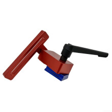 Aluminum T-Track Stopper For Miter Saw Table Slot - Adjustable Angle Limiter, Sliding Bracket, Standard Guide Rail, Red