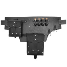 Larp Belt Brown Alchemist Belt Cosplay Industrial Age-Black