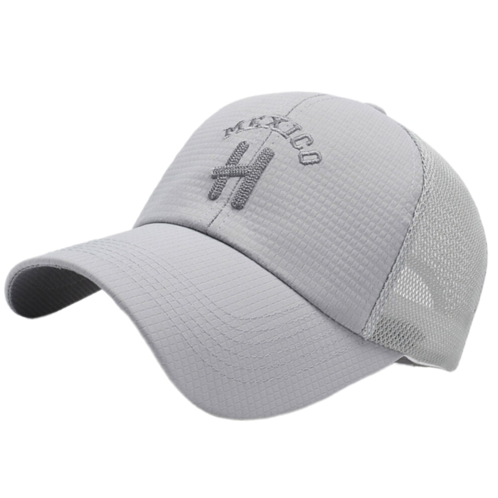 Sports Baseball Caps Classical Wide Brimmed Hat Outdoor-Gray