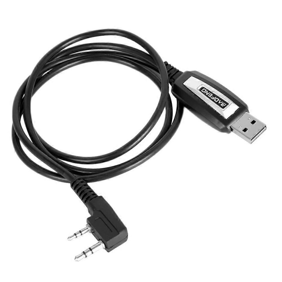 Baofeng Universal 2-Pin Plug Usb Programming Cable For Puxing/Baofeng/Wouxun Car Walkie Talkie 6935159249649