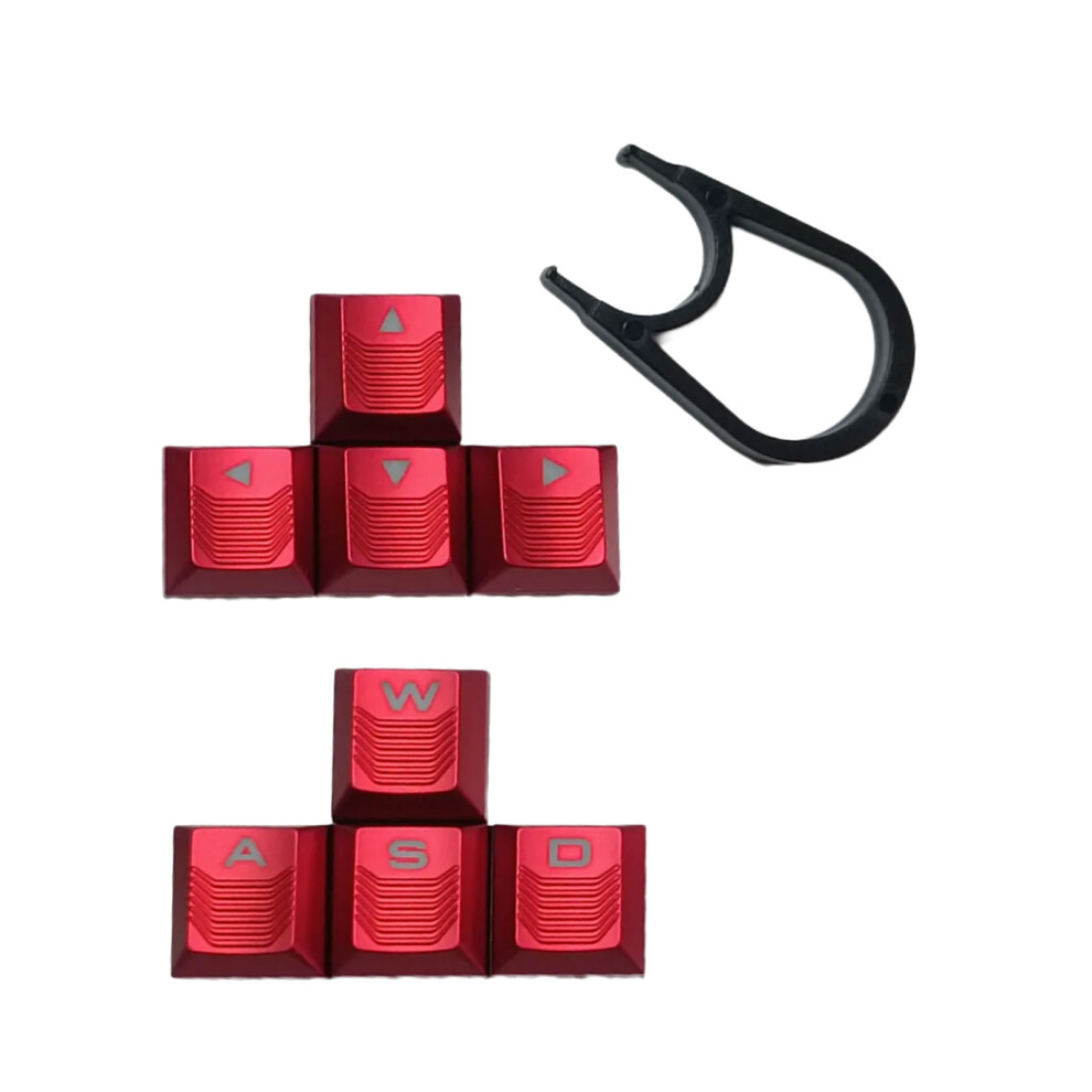 Ergonomic Translucent Keycap Set For Mechanical Keyboards- Red 7751000192822