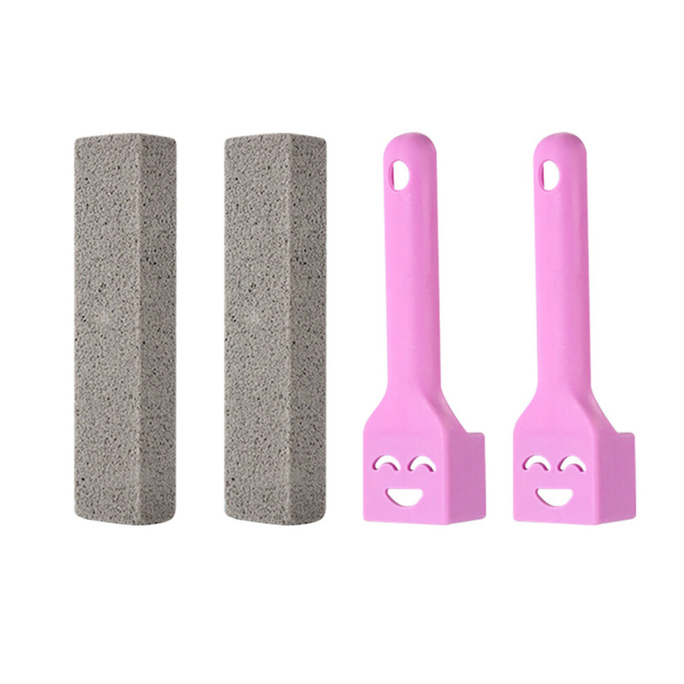 2Pcs Practical Pumice Stone Cleaning Block-Smiley face style-image-OPC-PKHRHPX-NEW