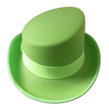 Trendy Fashion Hat Artistic Youth Hat Costume Magicians-Green