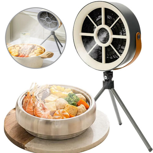 Small Exhaust Hood with Strong Suction Power Plastic-White 2