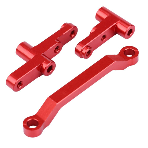 Vollständiger Lenkservo-Saver für 1/10 Scale RC Auto E10MTL E10MT E10BP (Rot) 2