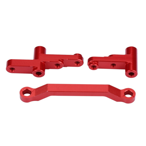 Vollständiger Lenkservo-Saver für 1/10 Scale RC Auto E10MTL E10MT E10BP (Rot)
