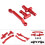Vollständiger Lenkservo-Saver für 1/10 Scale RC Auto E10MTL E10MT E10BP (Rot) 9