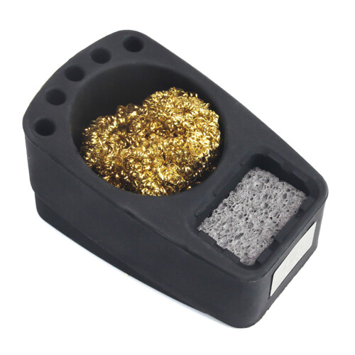 Electric Solder Tip Maintenance Set with Brass Wire-Black