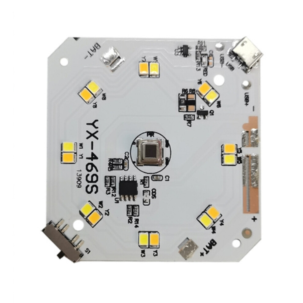 Energy Saving Infrare Lamp Board With Usb-Twocolor With Switch Light 7627000106445