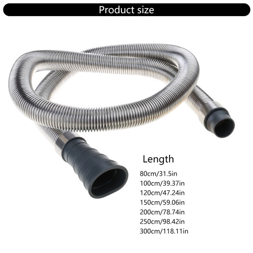 Washing Machine Drain Pipe Stainless Steel Drain Hose-2m 1