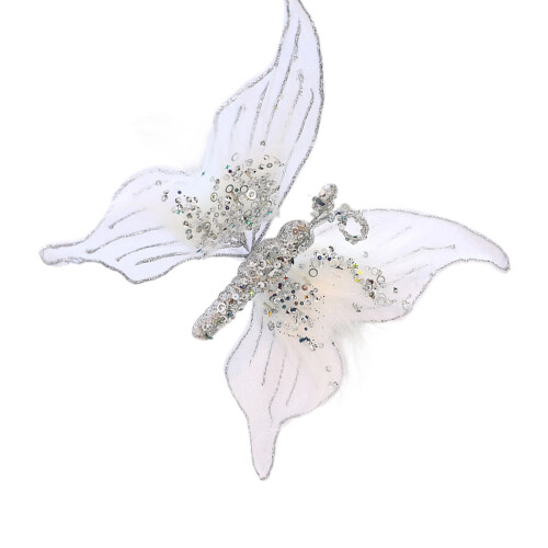 Dynamic Fabric Tree Lepidopterans Not Toxic Dyes-Silver white