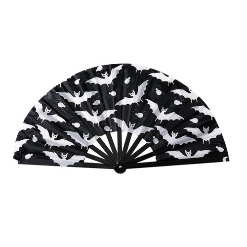 Durable Reusable Plastic Decorative Fan Ideal For Holiday-bat