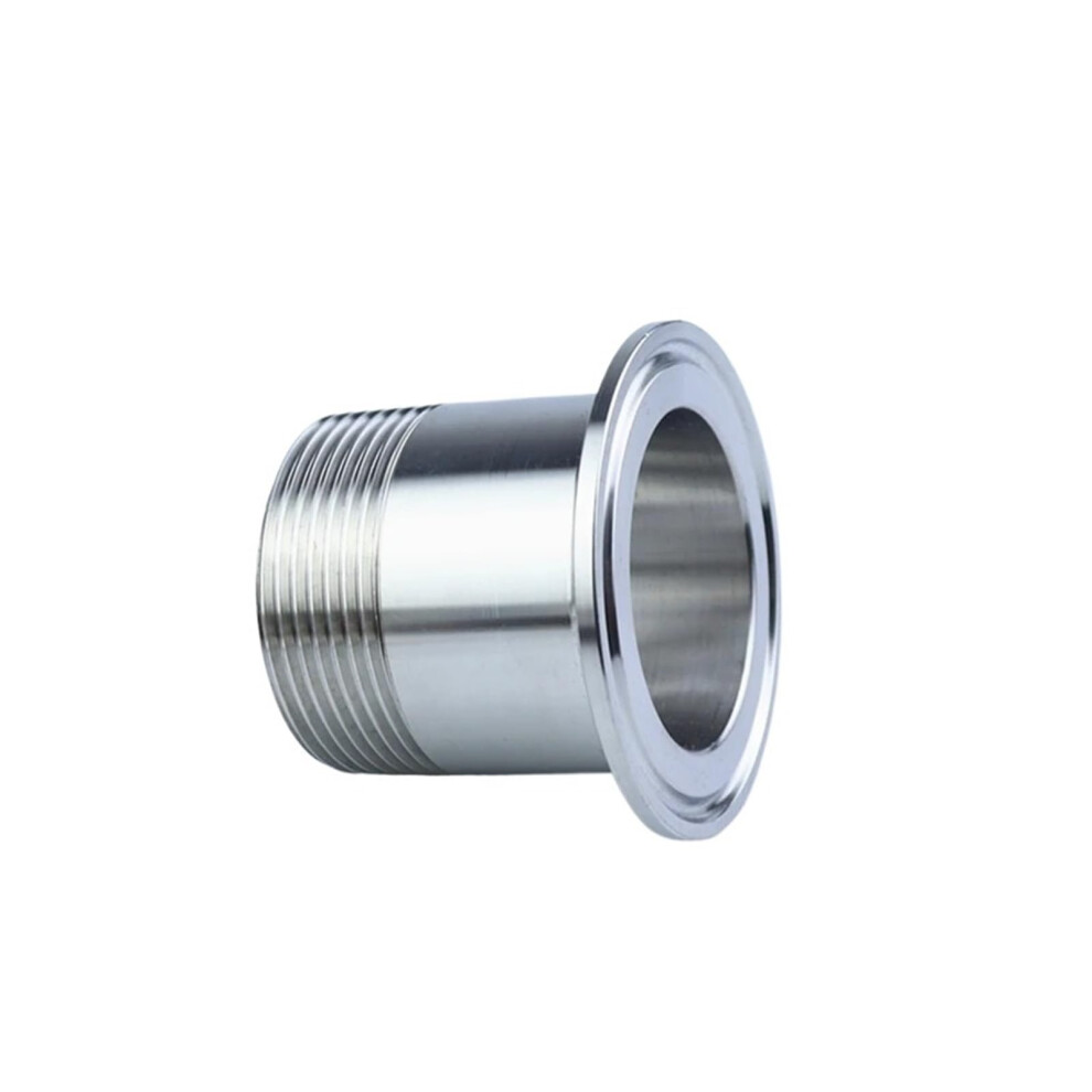 2" Ss304 Stainless Steel Male Threaded Ferrule 64Mm Pipe Fitting Tri Clamp Adapter 2 Inch Sanitary Grade 6447073703799