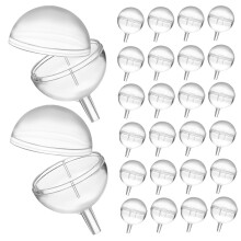 80 Pcs Transparent Chocolate Bouquet Holders For DIY Candy Truffle Bouquets Wrappers Sturdy Material Easy Assembly Gifts