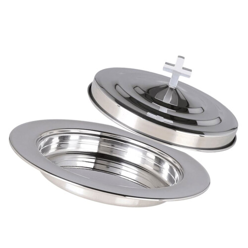 Church Stackable 304 Stainless Steels Communion Plate