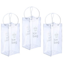 Portable Clear Wine Coolers Bags Leakproof Design For Chilling