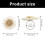 6Pieces Handmade Flower Table  Holders Eye Catching Flower Table 3