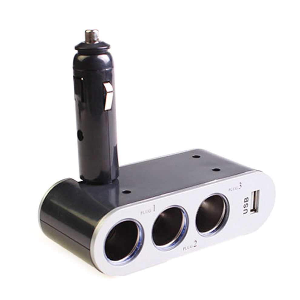 12V/24V Car Charging Adapter Splitter 3 Socket Charging Adapter 7709000003990