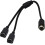 4Pin 1 Male Split 2 Female Y Adapter Cable Component Wire Y 6