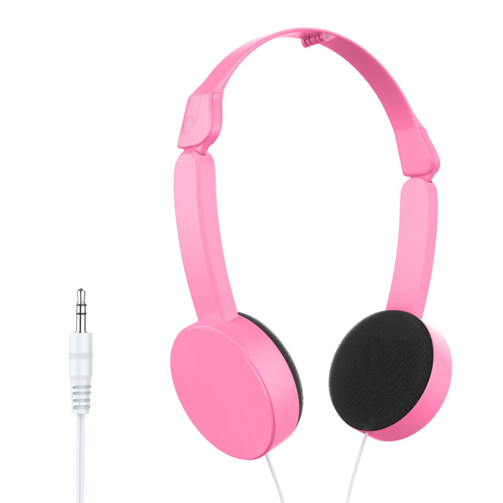 Children's Overhead Earphones Without Microphone, 3.5Mm- Pink 7709000003716