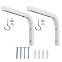 Projector Screen Ceiling Mount L Brackets Adjustable Clearance