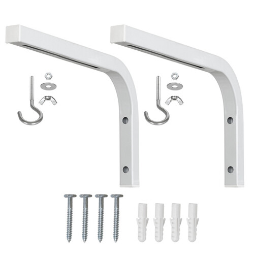 Projector Screen Ceiling Mount L Brackets Adjustable Clearance