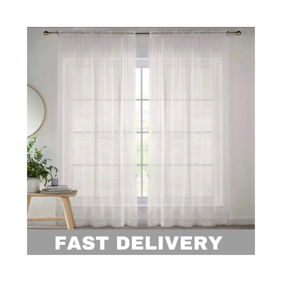 (Cream, Drop - 81â (206cm)) Blackout Curtains- Premium Polyester Thermal Insulated Energy Saving Noise Reducing Set of 2 Rod Pocket Panels Block Sun-image-OPC-PKHRQ6R-NEW