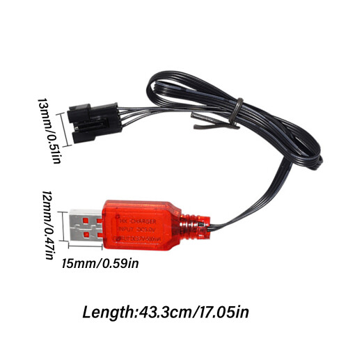 Universal 500mA USB Charging for 7.4V Lithium Batteries, Quick 1