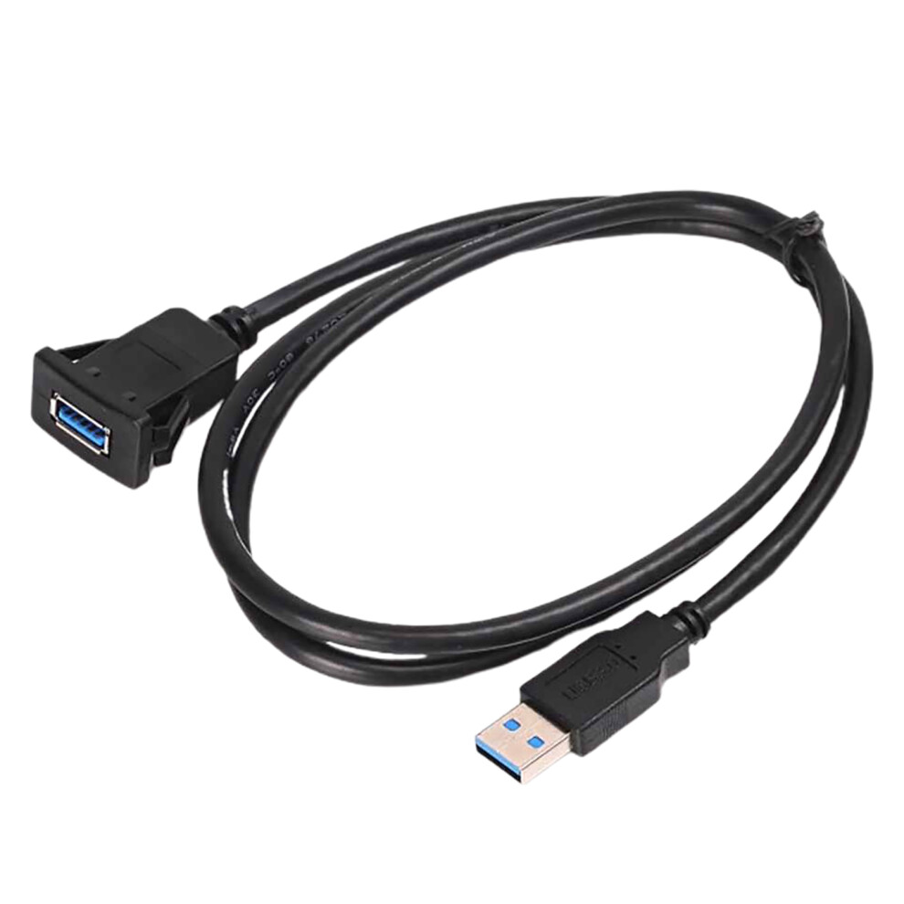 Square Single Port Usb3.0 Panel Flush Mount Extension Cable 7732000127953