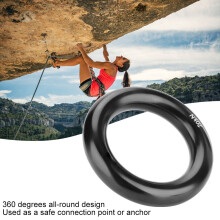 Outdoor-Felsenklettern Aluminium-Abseilring 12 mm 20 kN Kompakt, Langlebig