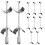 10pcs Countertop Benchtop Joint Connector 150mm Countertop Thread Bolt 7