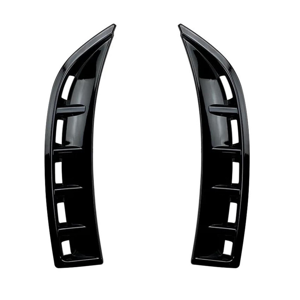 Front Spoiler Lip For Mercedes-Benz Cla C118 Cla180 Cla200 2020-Up Gloss Front Bumper Air Vent Cover Trim Splitter Black 9084446947908