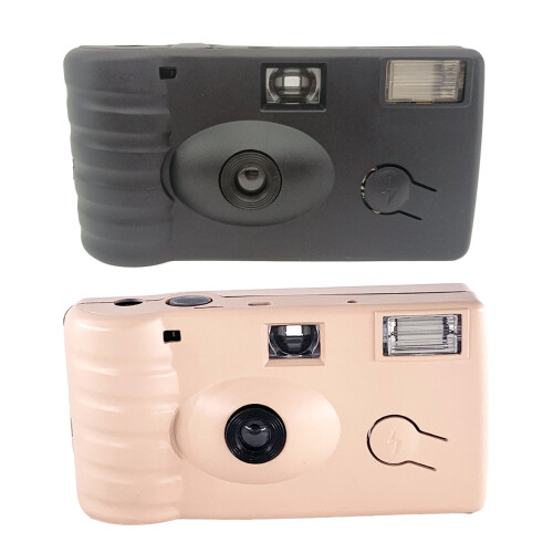 35mm Film Camera with Flash Single Use Disposable Cameras-Black 1