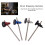 Bass Drum Pedal Beater Replacement Hammer Head Percussion-Black 5