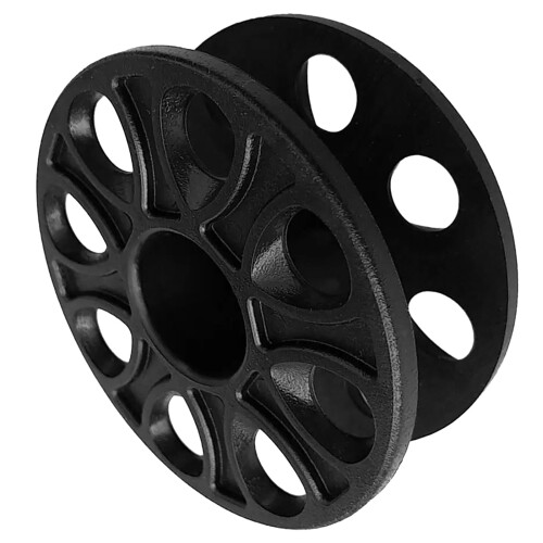 Scubas Diving Finger Spool Reel Convenient Hanging Hole-Black