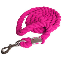 Cotton Weave Equestrian Rein Halters Heavy Duty-rose red