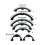 Skateboard Deck Guard Silicone Cover Longboards Bumpers-style B 3