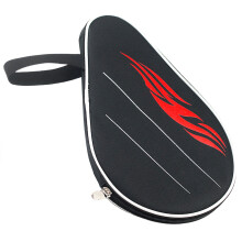 Table Tennis Paddle Case Organizer for Indoor Outdoor Use-black