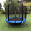 Trampoline Enclosure Net 6 Poles-diameter 2.44M 6 rod 6
