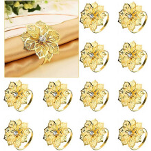 12 flower napkin rings