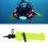 High Visible Inflatable Diving Buoy Float-Fluorescent Green 7