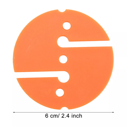 5Pcs Cave Diving Line Circle Marker Round Shape Guide-Yellow 2