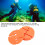 5Pcs Cave Diving Line Circle Marker Round Shape Guide-Yellow 6