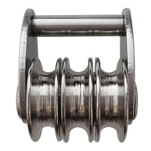 Stainless Steel Windsurfing Sail Pulley 3 Roll Wheel Windsurfing