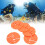 5Pcs Cave Diving Line Circle Marker Round Shape Guide-Yellow 4