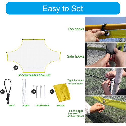 Scoring Training Equipment Soccer Goal-Model for 5 persons 1
