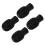 4Pcs Drum Mute Silicone Drumstick Tip Drumstick Dampeners-Black 1