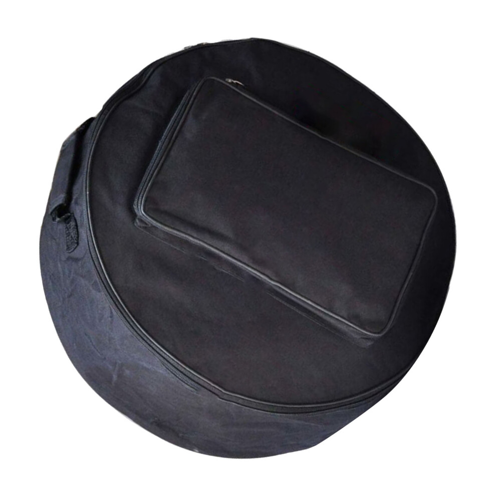 Snares Drum Bag With Outside Pockets Drum Case Large- Black 7696000102139